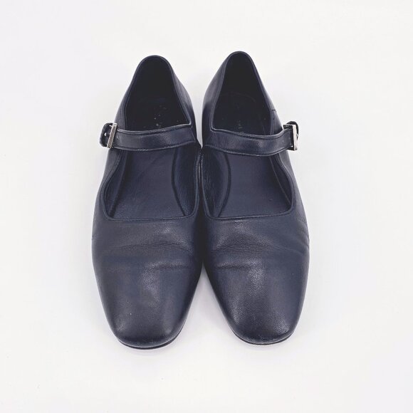 The Row Ava Leather Mary Jane Flats Sz 36 - Picture 2 of 13